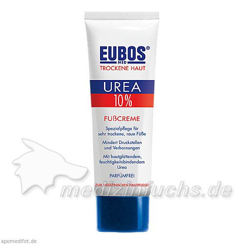 EUBOS Trockene Haut Urea 10% Fußcreme, 100 ML