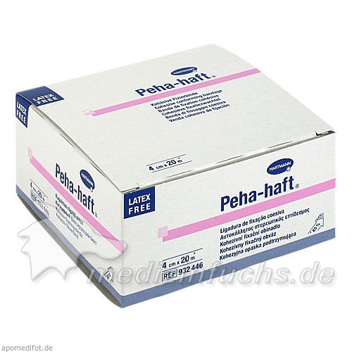 Peha-haft Latexfrei Fixierbinde 4cmx20m, 1 ST