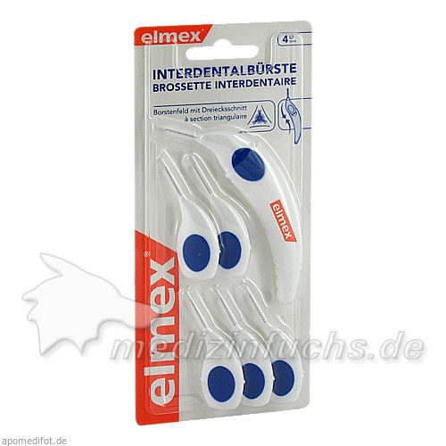 elmex INTERDENTALBÜRSTE Größe 4mm 6 Stück, 1 P