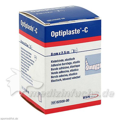 Optiplaste-C 2.5mx8cm Rolle, 1 ST