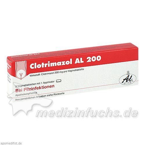 CLOTRIMAZOL AL 200, 3 ST