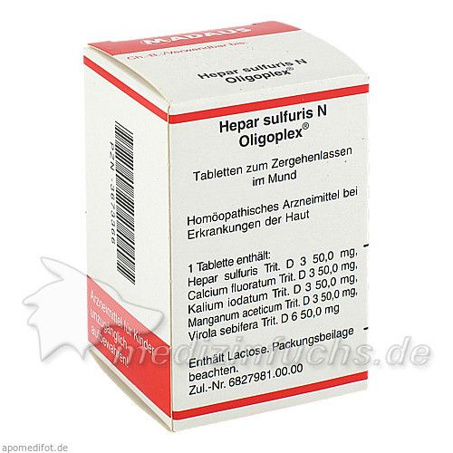 Hepar sulfuris N Oligoplex Tabl, 150 ST