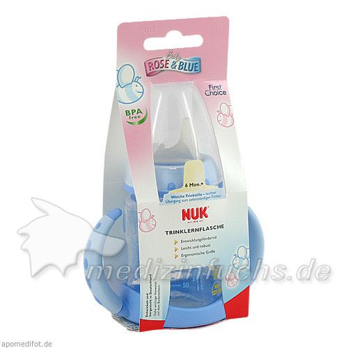 NUK Baby Blue Trinklernflasche, 150 ML