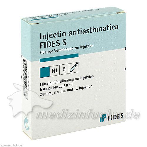 INJECTIO ANTIASTHMATICA S, 5X2 ML