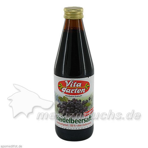 VITAGARTEN Heidelbeer Saft, 330 ML