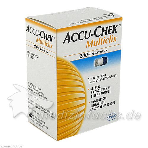 ACCU-CHEK Multiclix Lanzetten, 204 ST