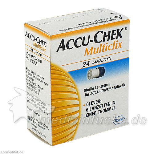 ACCU-CHEK Multiclix Lanzetten, 24 ST