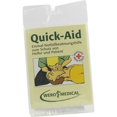 QUICK AID Einmal Notfall Beatmungshilfe Tücher, 1 ST