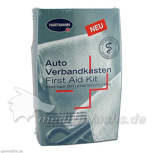 HARTMANN Auto-Verbandkasten DIN13164 silber, 1 ST