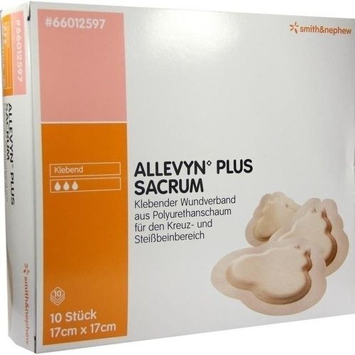 Allevyn Plus Sacrum 17x17cm Wundauflage, 10 ST