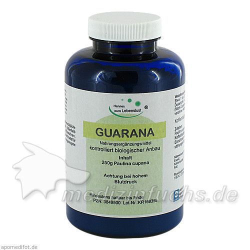 Guarana Pur Pulver, 250 G