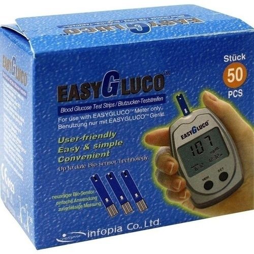 EASYGLUCO Blutzucker Teststreifen, 50 ST