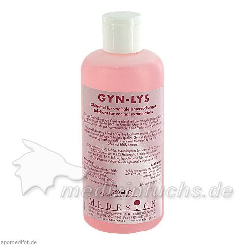 GYN LYS GLEITM VAG UNTERSU, 250 ML