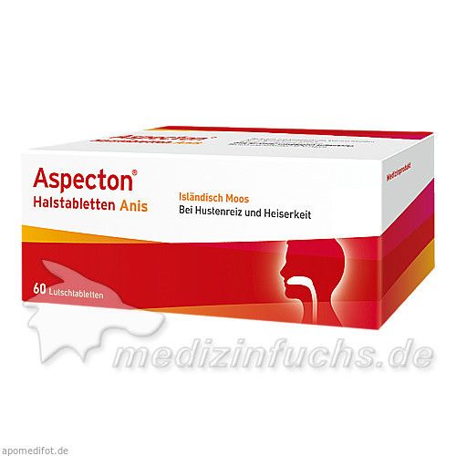 Aspecton Halstabletten, 60 ST