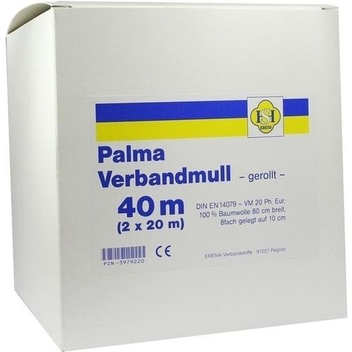 PALMA VERBANDMULL ROLLE, 1X40 M