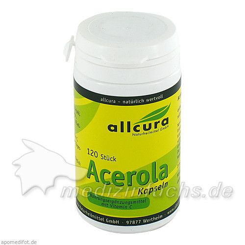 ACEROLA NATUERL VITAMIN C, 120 ST