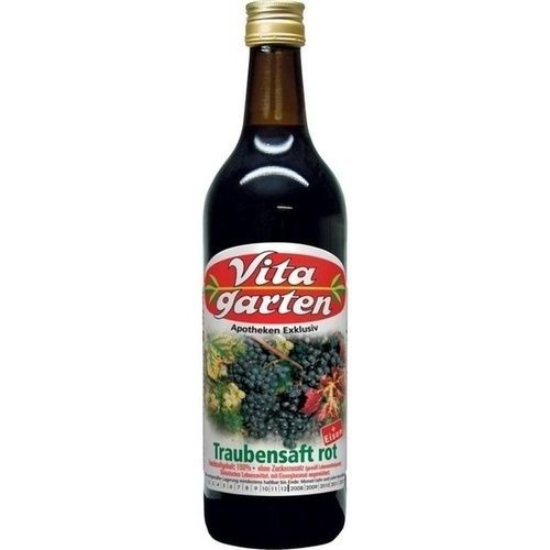 VITAGARTEN roter Traubensaft+Eisen Einwegflasche, 200 ML