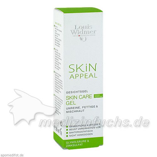 WIDMER Skin Appeal Skin Care Gel unparf, 30 ML