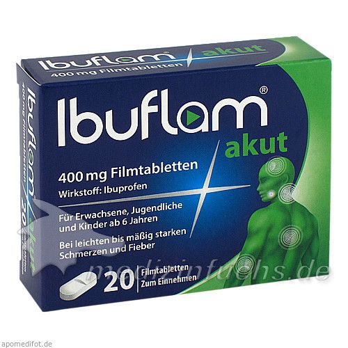 Ibuflam akut 400mg Filmtabletten, 20 ST