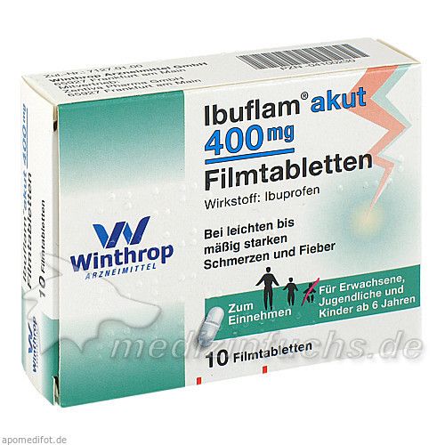 Ibuflam akut 400mg Filmtabletten, 10 ST