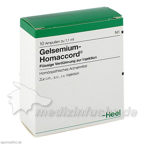 GELSEMIUM HOMACCORD, 10 ST