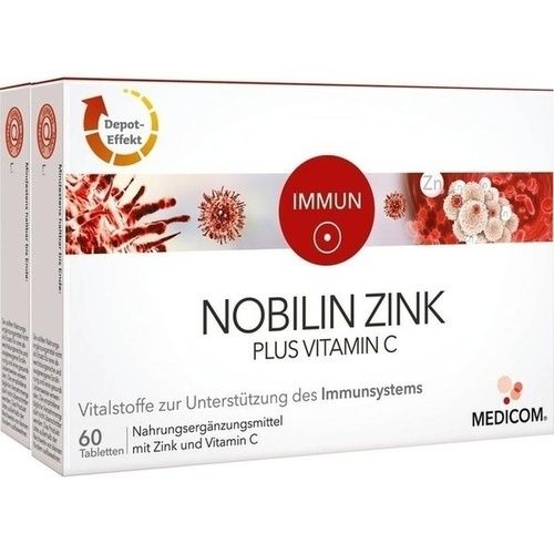 Nobilin Zink Plus Vitamin C, 2X60 ST