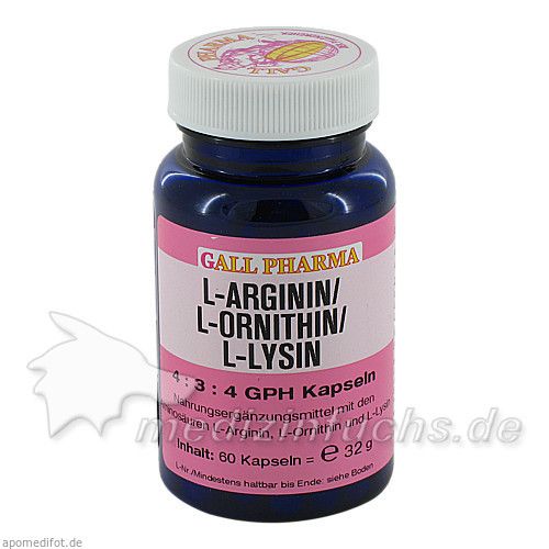 L-ARGININ/L-ORNITHIN/L-LYSIN 4:3:4 GPH, 60 ST