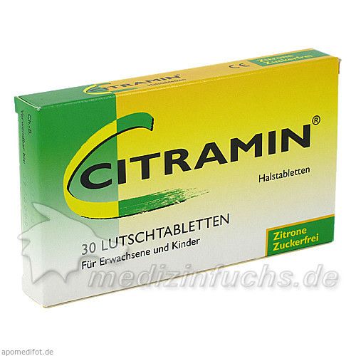 Citramin Halstabletten, 30 ST