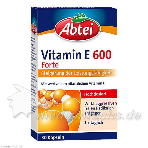 Abtei Vitamin E 600 N, 30 ST