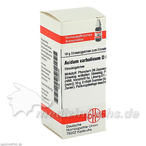 ACIDUM CARBOLICUM D 6, 10 G