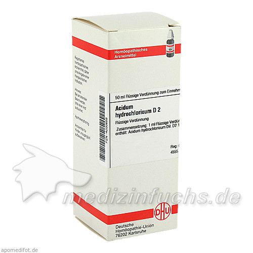 ACIDUM HYDROCHL D 2, 50 ML