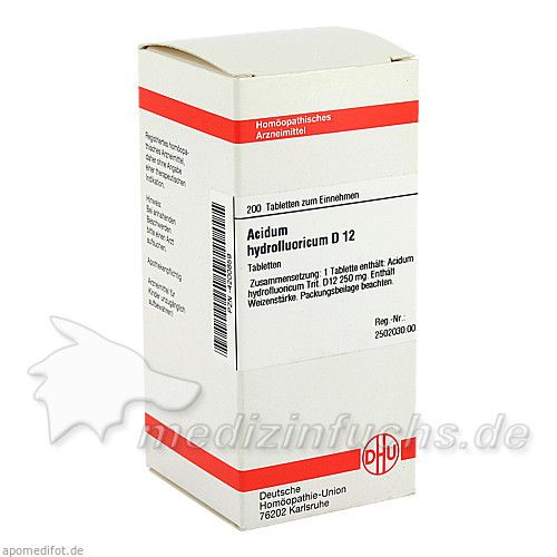 ACIDUM HYDROFLUOR D12, 200 ST