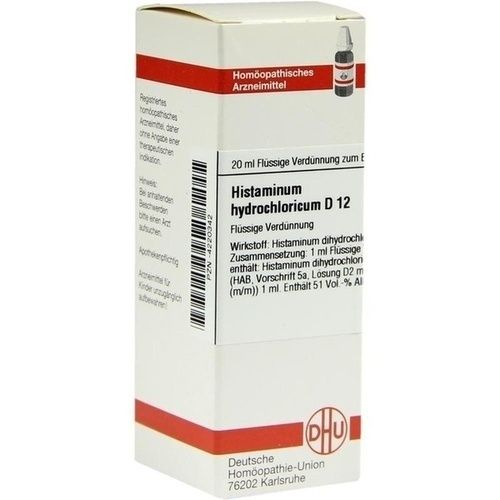 HISTAMINUM HYDROCHLOR D12, 20 ML