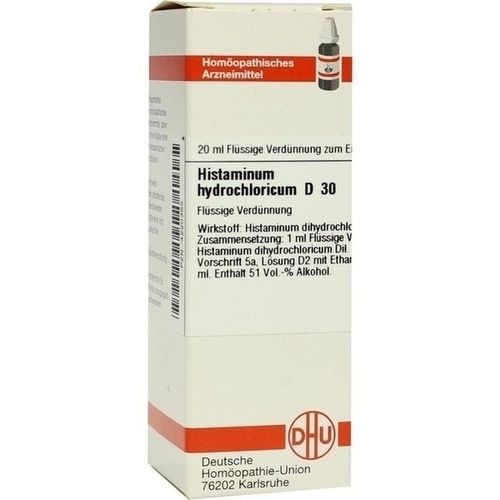 HISTAMINUM HYDROCHLOR D30, 20 ML