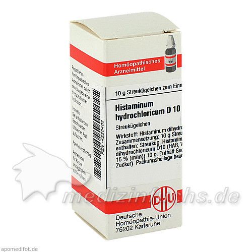 HISTAMINUM HYDROCHLOR D10, 10 G