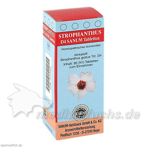 Strophanthus D 4 Sanum Tabletten, 80 ST