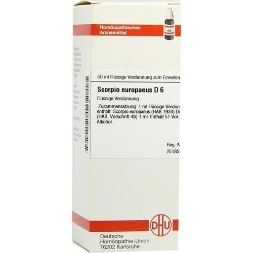 SCORPIO EUROPAEUS D 6, 50 ML