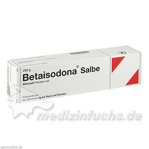 BETAISODONA SALBE TUBE, 250 G