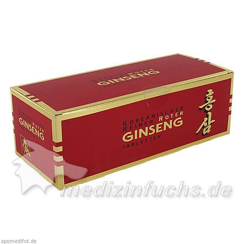 Koreanischer Reiner Roter Ginseng Wurzelpulv 300mg, 600 ST