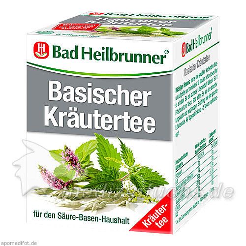 Bad Heilbrunner Basischer Kräutertee, 8 ST