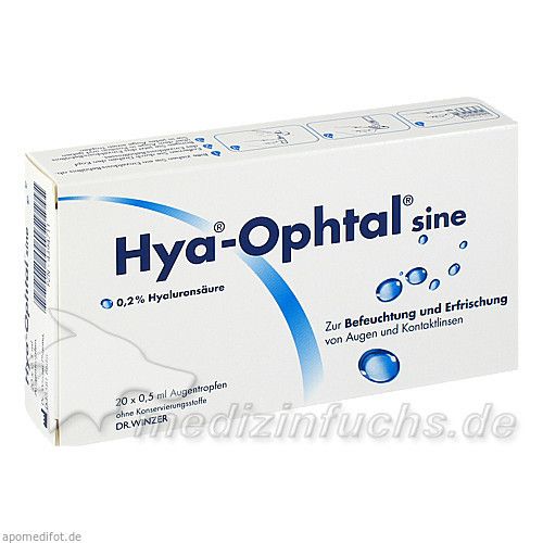 Hya-Ophtal sine, 20X0.5 ML