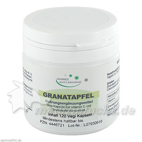 Granatapfel Konzentrat 40% Vegi Kapseln, 120 ST