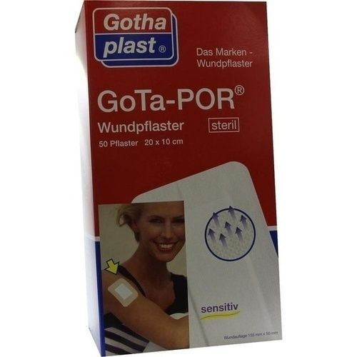 GoTa-POR Wundpflaster steril 200x100mm, 50 ST