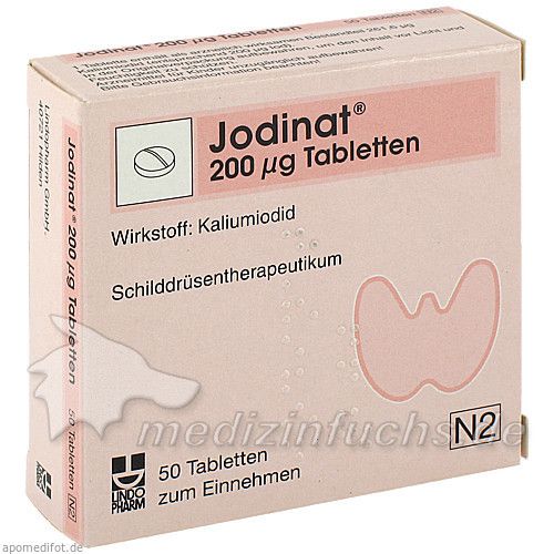 Jodinat 200ug Tabletten, 50 ST