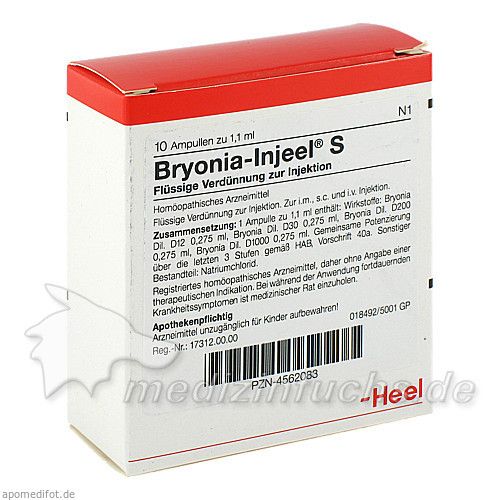 BRYONIA INJ S, 10 ST