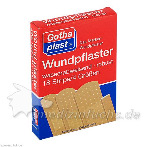 GOTHAPLAST WUNDPFLAST 4 GR, 18 ST