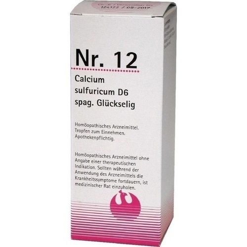 Nr. 12 Calcium sulfuricum D6 spag. Glückselig, 100 ML