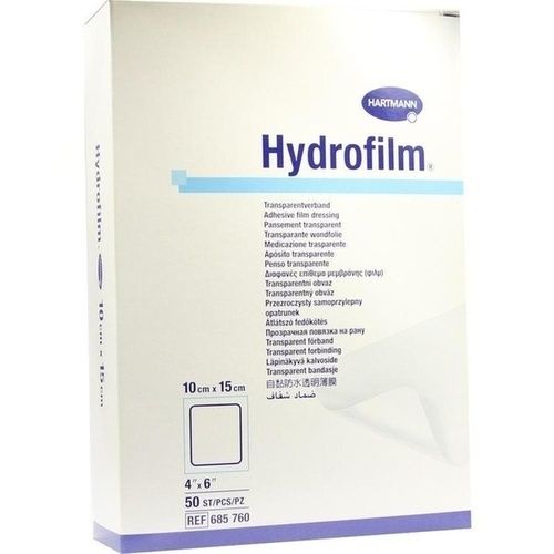 Hydrofilm Transparentverband 10x15cm, 50 ST