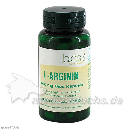 L-Arginin 400mg Bios Kapseln, 100 ST