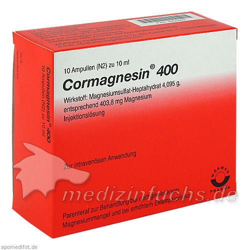 CORMAGNESIN 400, 10X10 ML